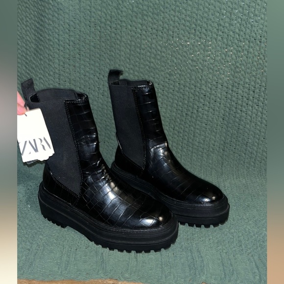 Zara Shoes Zara Combat Boots Poshmark